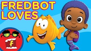 Bubble Guppies Top 10 Things Fredbot Loves [upl. by Aitan423]