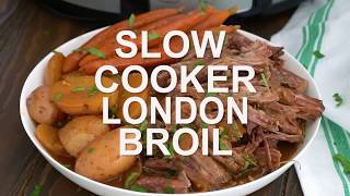 Slow Cooker London Broil Recipe [upl. by Auhel494]