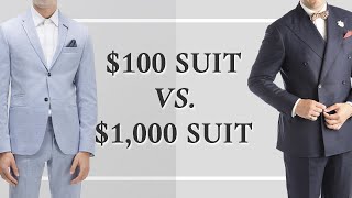 100 Suit vs 1000 Suit  Differences Between Cheap amp Expensive Suits  Gentlemans Gazette [upl. by Jeffcott810]