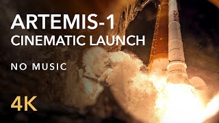 Artemis1 Launch Cinematic 4K FULL VOLUME No Music NASAs SLS Rocket [upl. by Eenimod709]