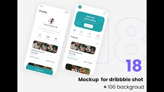 Dribbble shot mockup [upl. by Eizle]