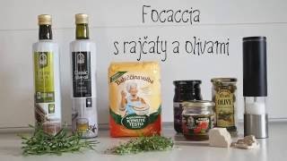 RECEPT  Focaccia s rajčaty a olivami [upl. by Nais898]