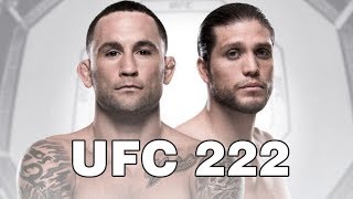 UFC 222  Frankie Edgar vs Brian Ortega [upl. by Longawa]