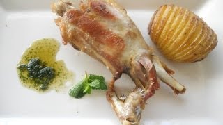 cabrito en agua y sal con salsa de menta [upl. by Nylirac]