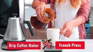 Drip Coffee Maker vs French Press [upl. by Acyssej]