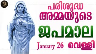 Rosary Malayalam I Japamala Malayalam I January 26 Friday 2024 I Sorrowful Mysteries I 630 PM [upl. by Brockwell]