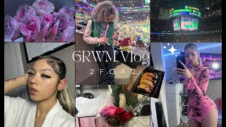 GRWM  Valentines Day  Celtics vs LAC  Nails hair Tyron target run amp more [upl. by Haroppiz]