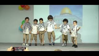 KG3 song for Palestine  KG ceremony  Safir International School [upl. by Frederico720]