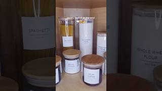 ASMR kitchen pantry Organization 🥰🤍 asmr asmrforrelaxation aesthetic organization restock [upl. by Notrem]