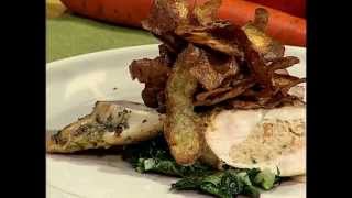 Grilled Chicken Breast stuffed with Trout  Grace Foods Creative Cooking [upl. by Rand]