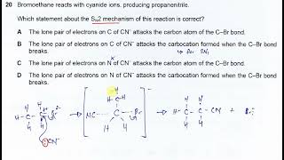 970111MJ21Q20 Cambridge International AS Level Chemistry 9701 MayJune 2021 Paper 11 Question20 [upl. by Gussman]