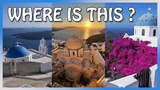 Santorini  Guide to finding the famous INSTAGRAM SPOTS of Fira amp Imerovigli [upl. by Erastes]