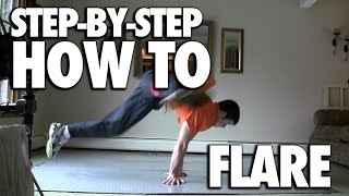 How to Flare Tutorial Breakdance Powermove [upl. by Anura514]