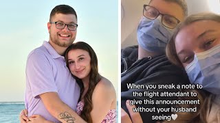 Flight Attendant Announces Passenger Is CancerFree [upl. by Bonucci]