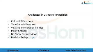 Recruiter  US IT Recruiter  US Recruiter [upl. by Enilav999]