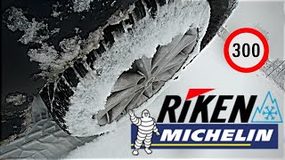 RIKEN Snow by Michelin Tyres TEST [upl. by Jain226]