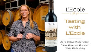 2018 Cabernet Sauvignon Estate Ferguson Vineyard Walla Walla Valley  Tasting with Jaime [upl. by Odlonra465]