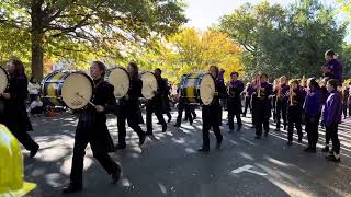 Hickman Marching Band in Mizzou Homecoming Parade Part 1 [upl. by Petrine]