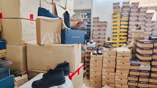 Leather shoe is back Cheapest branded export surplus shoes in Delhi 499 unseen combo discount 🎁 [upl. by Broeder]