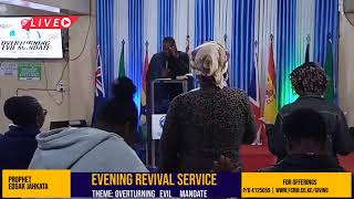 LIVE FCRM TV SUNDAY EVENING REVIVAL SERVICE Theme OVERTURNING EVIL MANDATEMIN PROPHET JAHKATA [upl. by Neron]