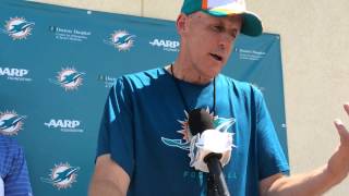 Dolphins coach Joe Philbin at Training Camp [upl. by Keane98]