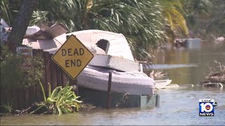 Siesta Key residents begin returning to island following Hurricane Milton [upl. by Analra]