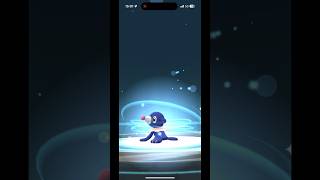 Evolution Shiny Brionne in Pokémon Go community day pokemon pokemongo shiny [upl. by Adnole]