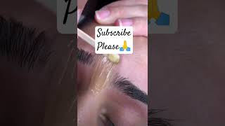 Eyebrows Wax💗 eyebrowwaxing eyebrowtutorial waxwing ytshortsindia subscribe [upl. by Gilbert]