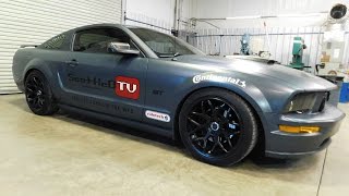 Ford Mustang GT RideTech CoilOver Upgrade How To Install Front Struts [upl. by Ynattirb]