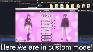 Yandere Simulator Tutorial How to use Custom mode [upl. by Carvey171]