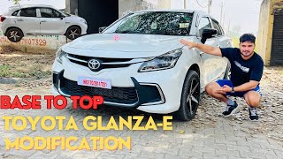 2024 Toyota Glanza E modifications Base to top with price toyota glanza [upl. by Niknar812]