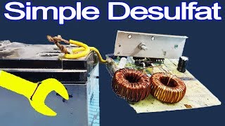 How to Desulfate a Lead Acid Battery 555 Desulfator Circuit modified [upl. by Gayel]