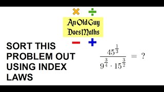 Solve this problem using index laws [upl. by Perren427]