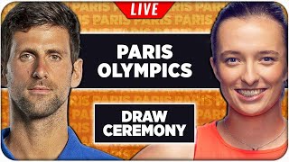 Paris Olympics 2024 • Draw Ceremony • LIVE Tennis Reaction Stream [upl. by Wilma]