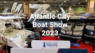 Atlantic City Boat Show 2023  Sandy Hook Yachts [upl. by Sharon]