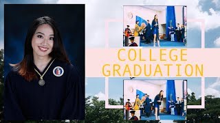 Graduating from Ateneo de Manila University 2017  Nadine Felice  vlog12 [upl. by Anirdnajela]