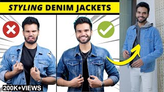 Denim Jacket Outfit Ideas  How To Style Denim Jacket in Winter 2024  BeYourBest Fashion San Kalra [upl. by Ioved]