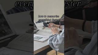 💯 guaranteed scores 🤞🏻how to memorize faster studyshortsviral [upl. by Neelhtac]