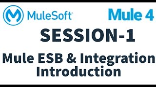 MuleSoft  Mule ESB 4  Session 1  Mule ESB 4 Introduction  Integration introduction [upl. by Hephzipa]