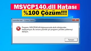 MSVCP140dll Hatası  \u00100 Çözüm  PUBG Lite ve Diğer Oyunlar [upl. by Rakso246]