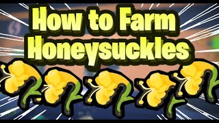 How to FARM Honeysuckles FAST UPDATED BEST METHOD  Bee Swarm Simulator [upl. by Christensen]