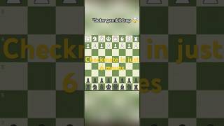 Solar gambit trap 😯chess shortsgambits [upl. by Leahcimnaes]