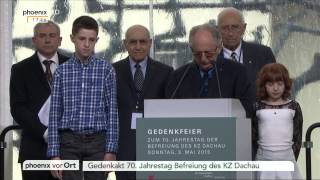 Befreiung Dachau Rede des Überlebenden Abba Naor am 03052015 [upl. by Eivla]