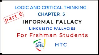 Ambiguity and Grammatical Analogy  LOGIC AND CRITICAL THINKING  For Freshman Students  part 6 [upl. by Spiers]