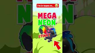 TRADING MEGA NEON 🦨 STINKY  IN ADOPT ME ROBLOX shorts [upl. by Isidora]