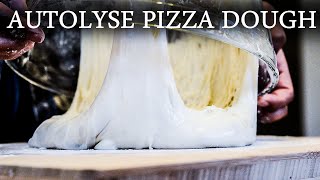 Easy Overnight Pizza Dough Recipe With 00 Flour No Knead  Autolyse Pizza Dough Method [upl. by Goss]