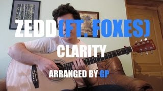 Zedd  Clarity feat Foxes fingerstyle guitar cover by Peter Gergely WITH TABS [upl. by Ginni601]