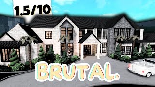 BRUTALLY JUDGING my Fans Bloxburg House Builds [upl. by Eetnuahs]