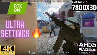 Counter Strike 2 CS2 THERA 2024 ANTILAG 20 RTX ON 4K RYZEN 7 7800X3D ULTRA SETTINGS 🔥 [upl. by Job]