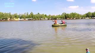 Ride Boat Net Fishing – Sevylor Fish Hunter HF 250 Boat 20 [upl. by Egon]